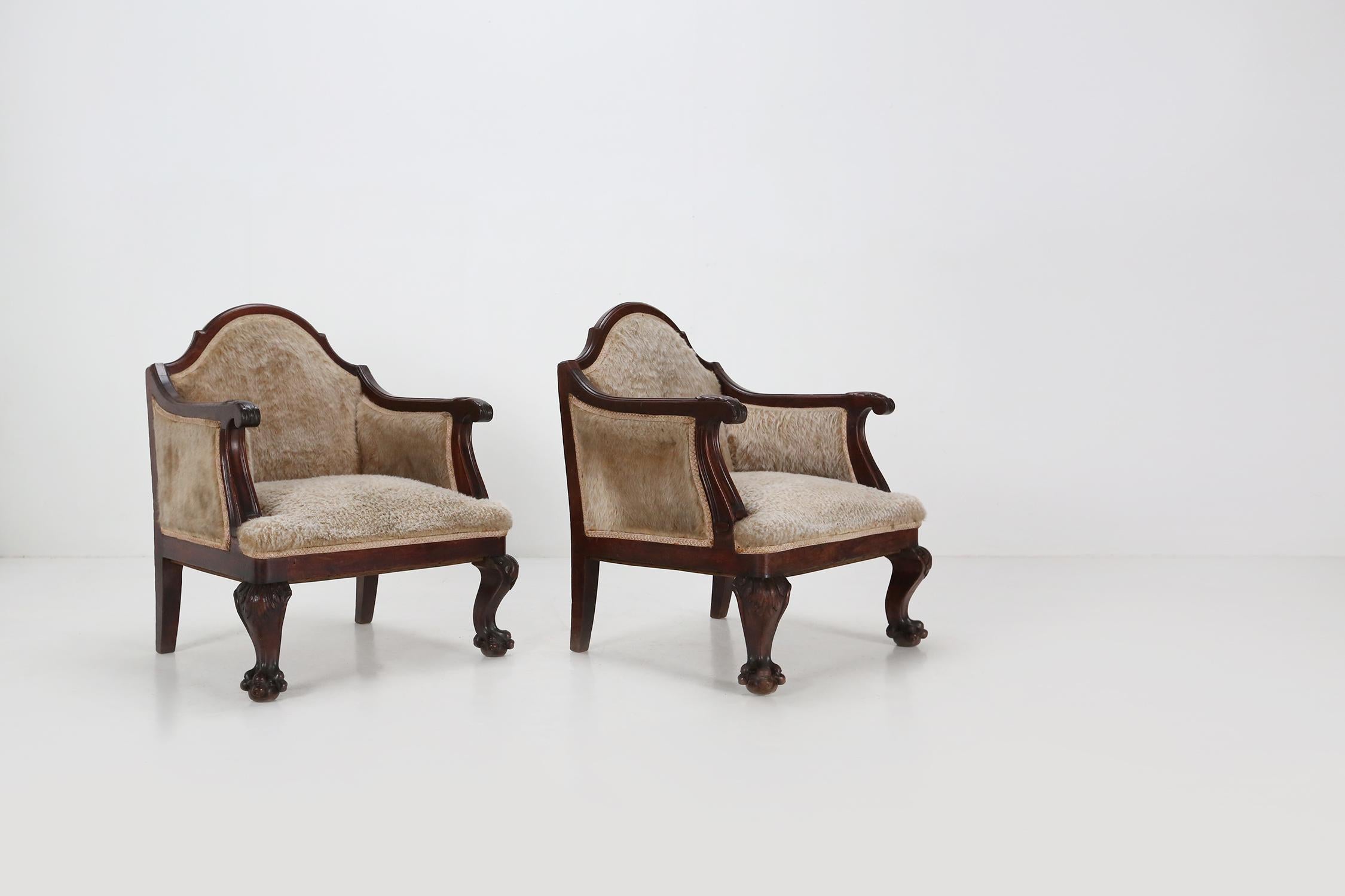 Français Ensemble de fauteuils Empire, ca.1820 en vente