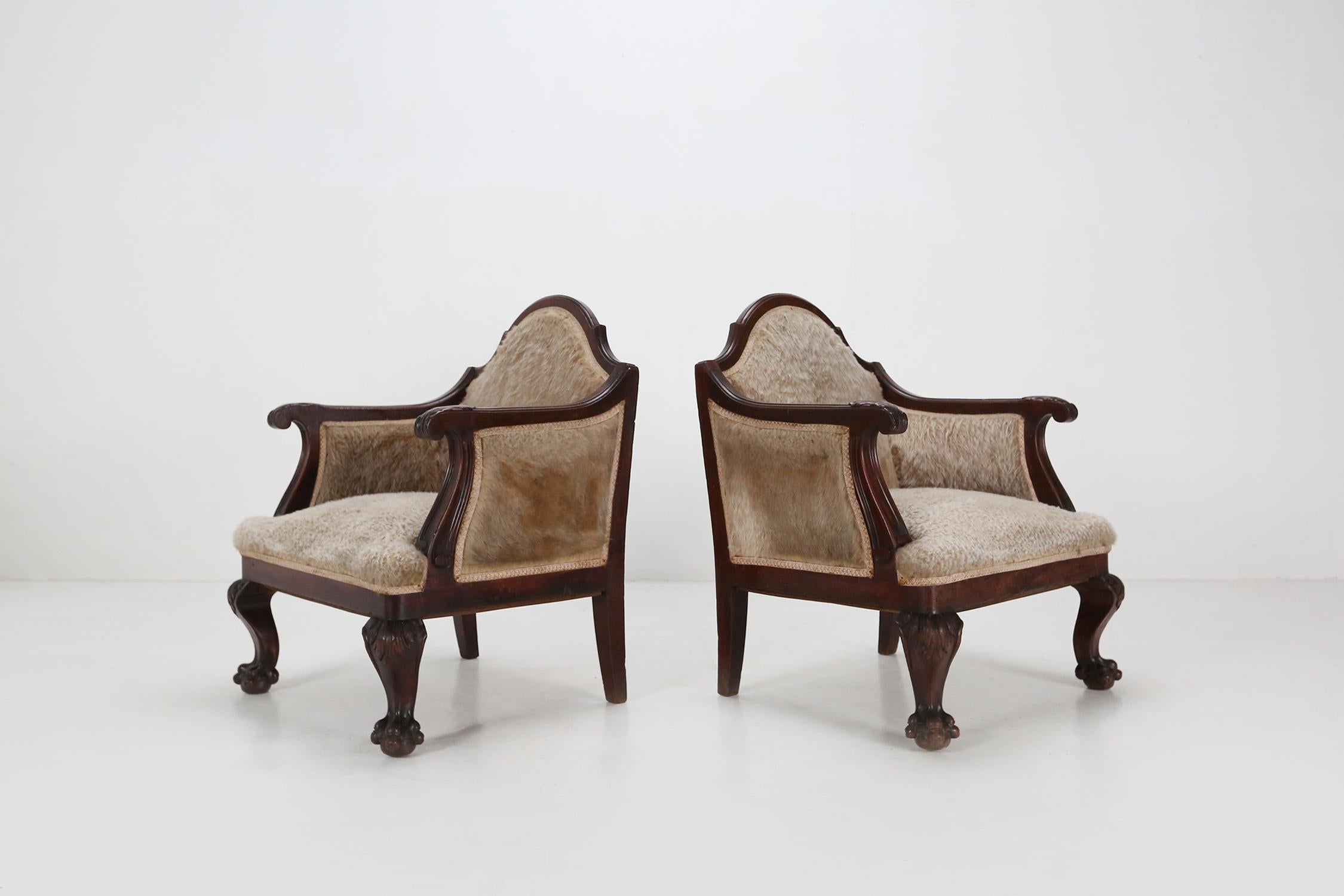 Set of Empire Armchairs, Ca.1820 In Good Condition For Sale In Meulebeke, BE