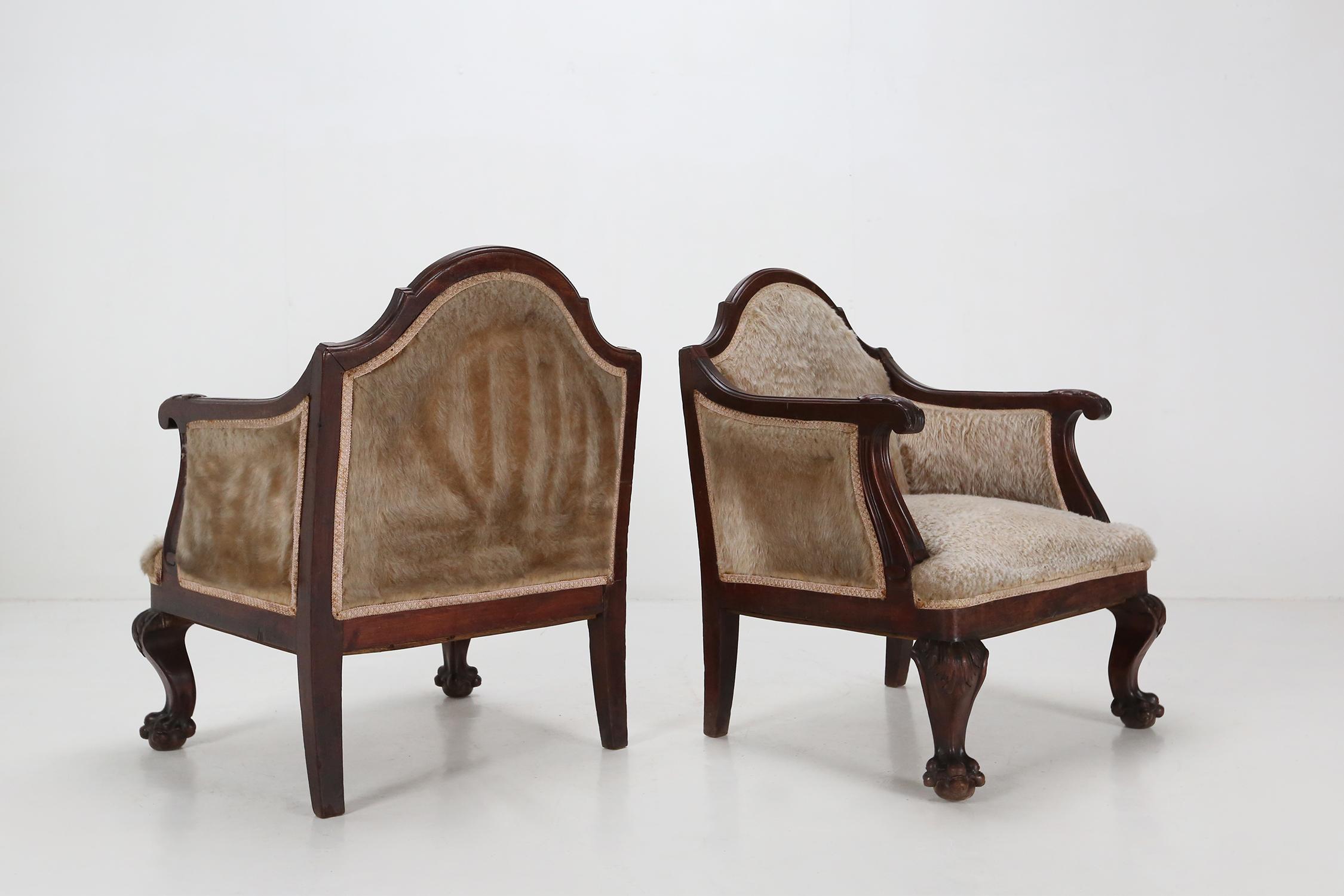 Early 19th Century Set of Empire Armchairs, Ca.1820 For Sale