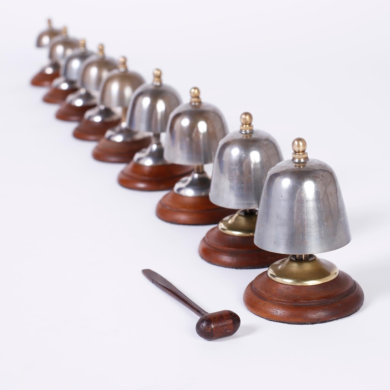 20th Century Set of English Call Bells