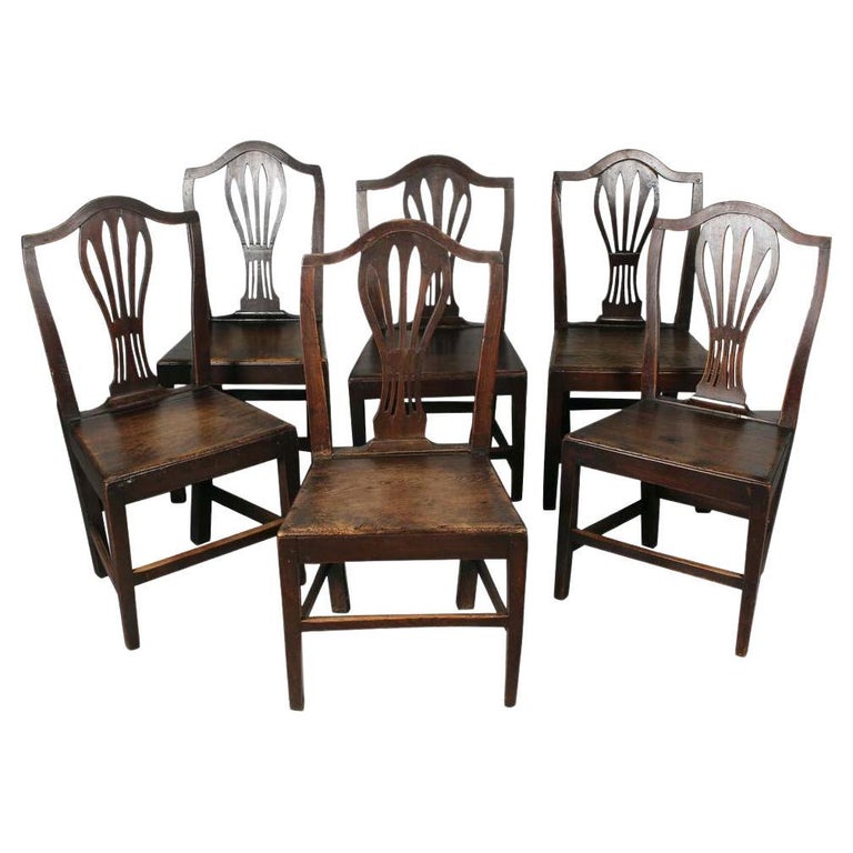 Set of English Country Chairs For Sale at 1stDibs