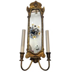 Set di appliques inglesi dorate, vendute a coppia