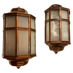 Set of English Copper Sconces, Sold in Pairs