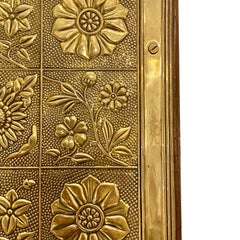 Set of English Repoussé Metal Sconces, Sold Per Pair