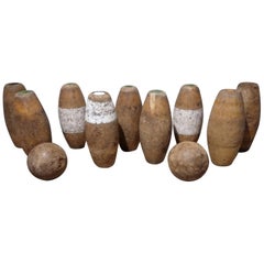 Antique Set of English Skittles