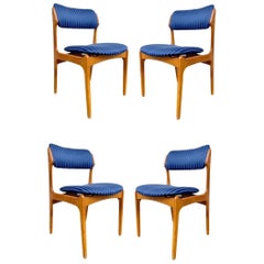 Set of Erik Buch Teak Dining Chairs for O.D. Mobler