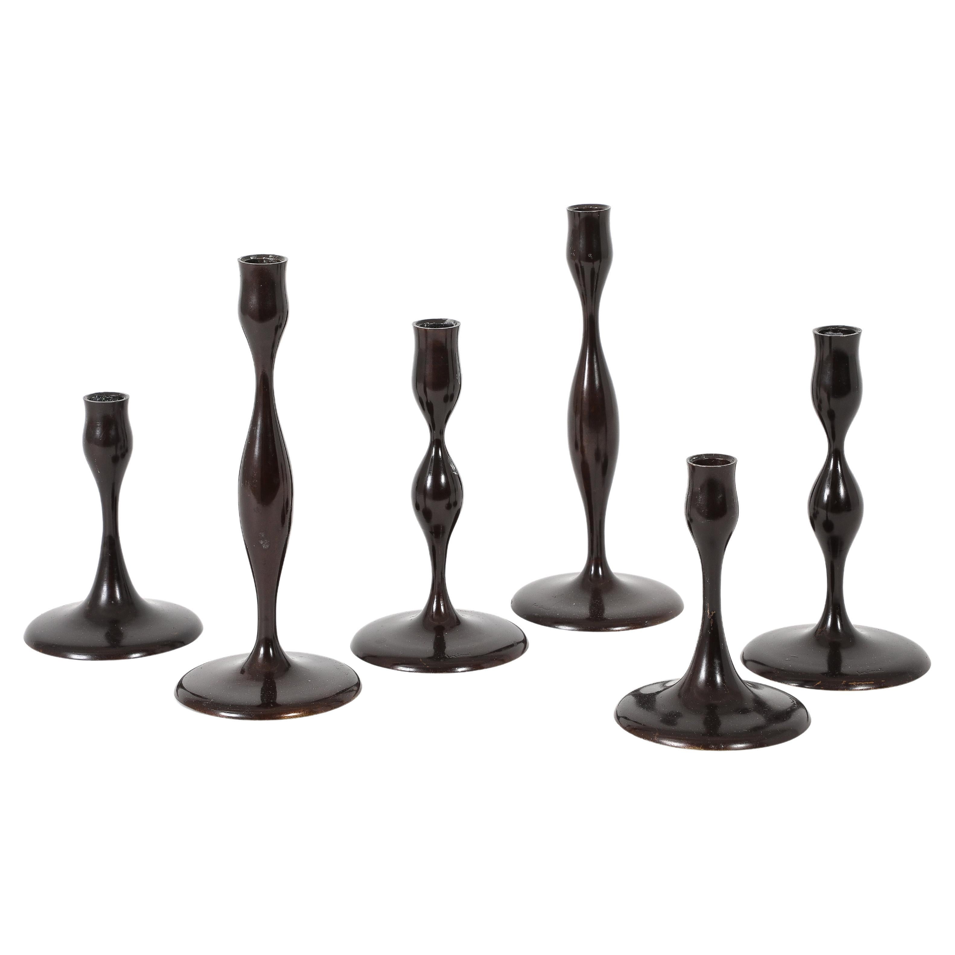 Set of Eva Zeisel Candlesticks, USA 2007