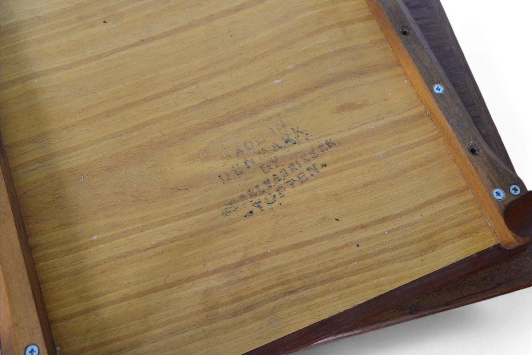 Origin: Denmark
Designer: E.W. Bach
Manufacturer: Møbelfabrikken Toften
Era: 1960s
Materials: Teak
Measurements: 21.5