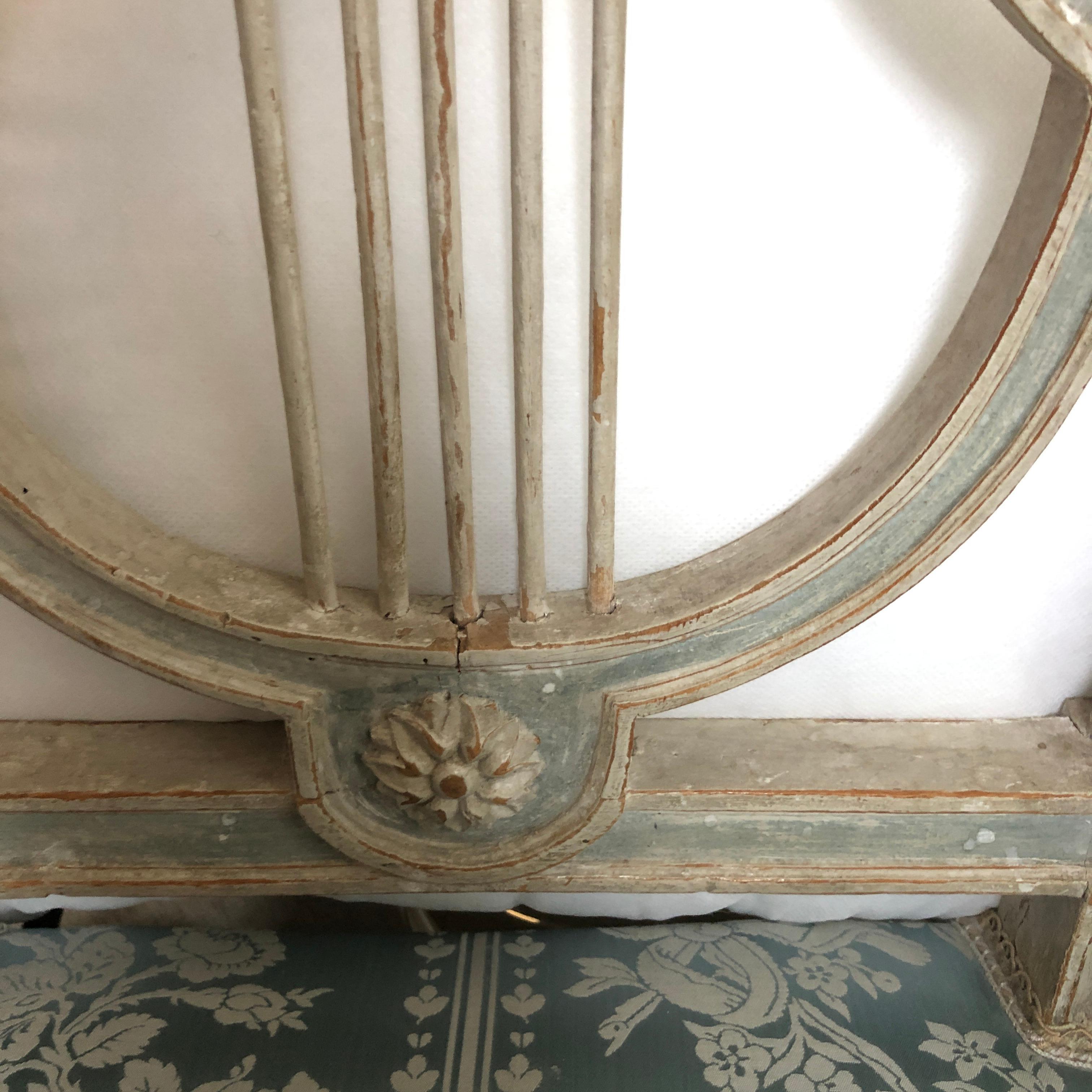 Set of Original Jacob Model Chairs Lyre of Louis XVI, Late 18th Century, France For Sale 3