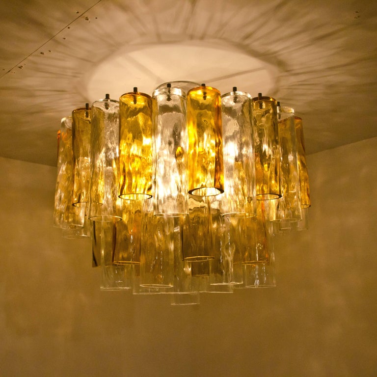 Set Of Extra Large Barovier Toso Light Fixtures Two Wall Lights One Chandelier