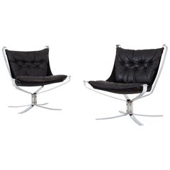 Set of "Falcon Chairs" by Sigurd Resell