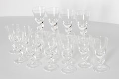 Set of 15 Steuben Baluster Water Goblets