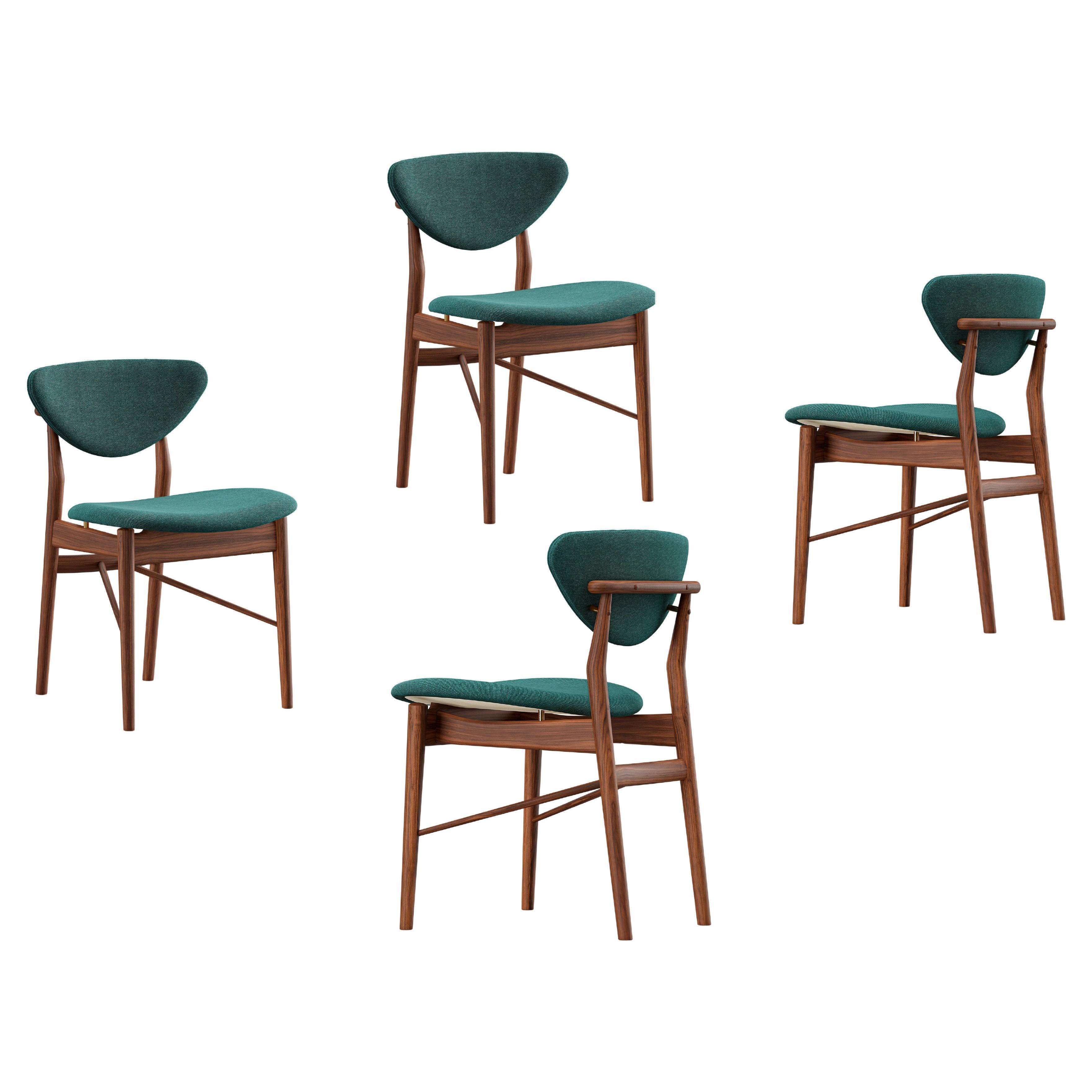 Set of Finn Juhl 108 Chairs by House of Finn Juhl
