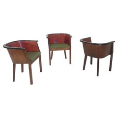 Set Of Finnish Art Deco Chairs By Otto Korhonen 1920's