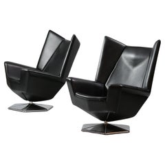 Conjunto de sillones finlandeses modelo Prisma T-666, Voitto Haapalainen, Tehokaluste Oy