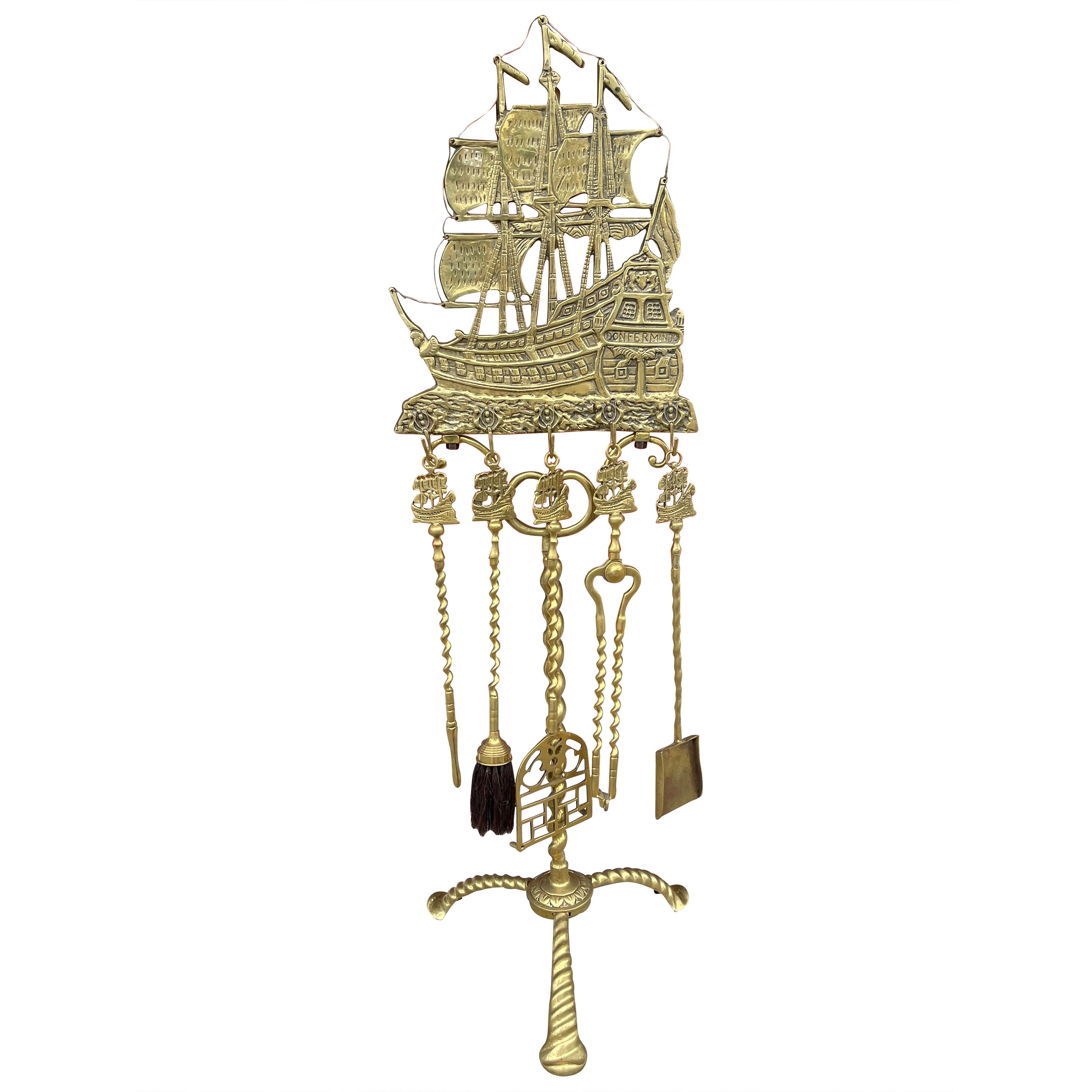 Juego de Herramientas de Fuego con Soporte para Barco Dom Fermando en venta
