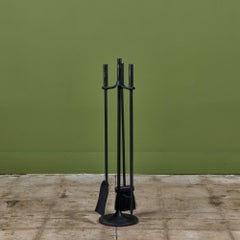 Set di strumenti per caminetto di Adams Co.