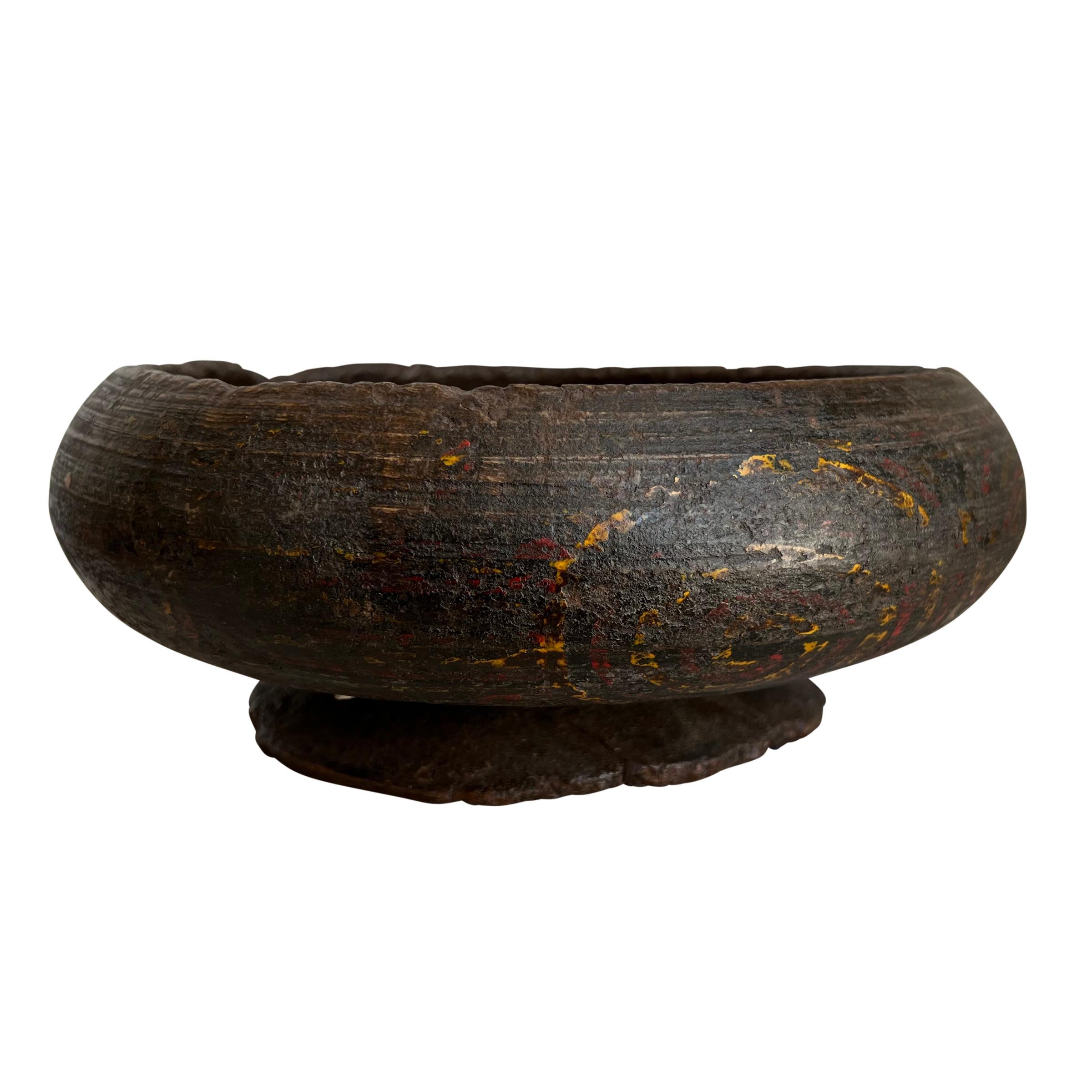 Set of Five 19th Century Tibetan Buddhist Alms Bowls 5