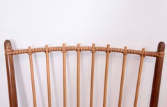 Set of Five Albert Haberer Arm Chairs for H. Fleiner Stuttgart, Germany, 1950s