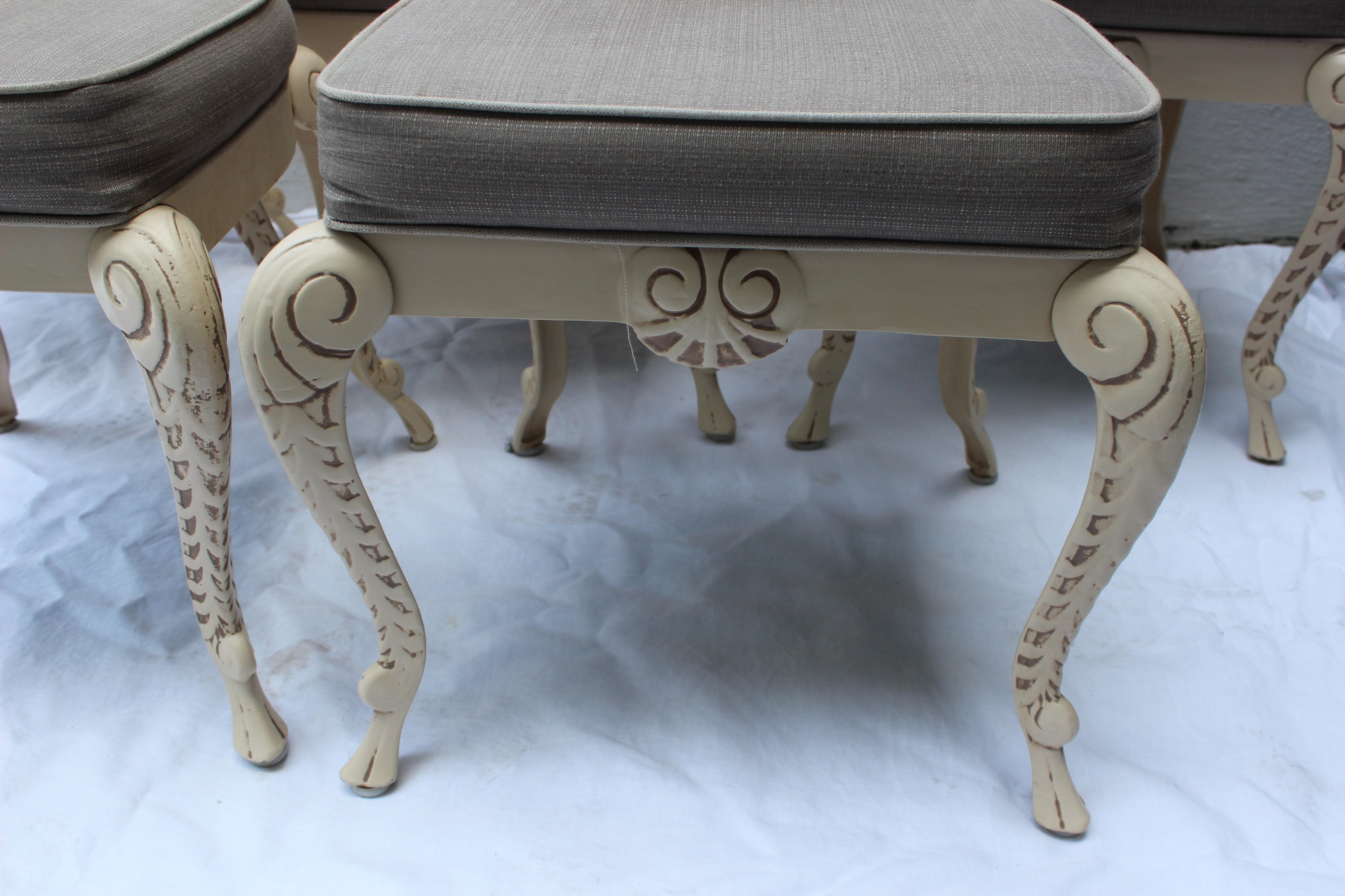 Set of Five Aluminum Grotto Chairs by Tropitone 3