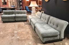 Set of Five "Amanta" Sectional Chairs by Mario Bellini for B&B Italia, 1966