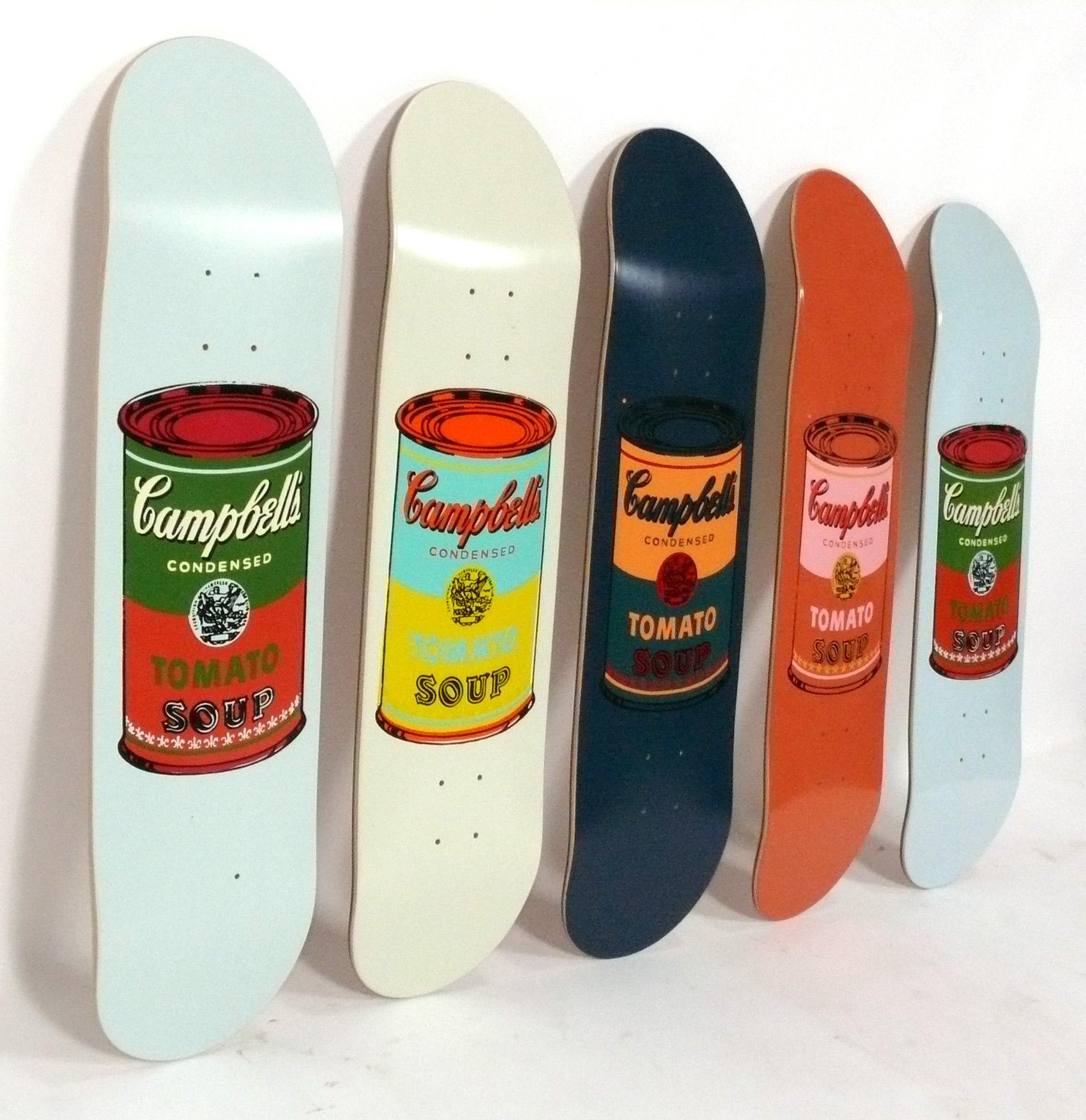 Juego de cinco mazos de monopatín Andy Warhol 31,75