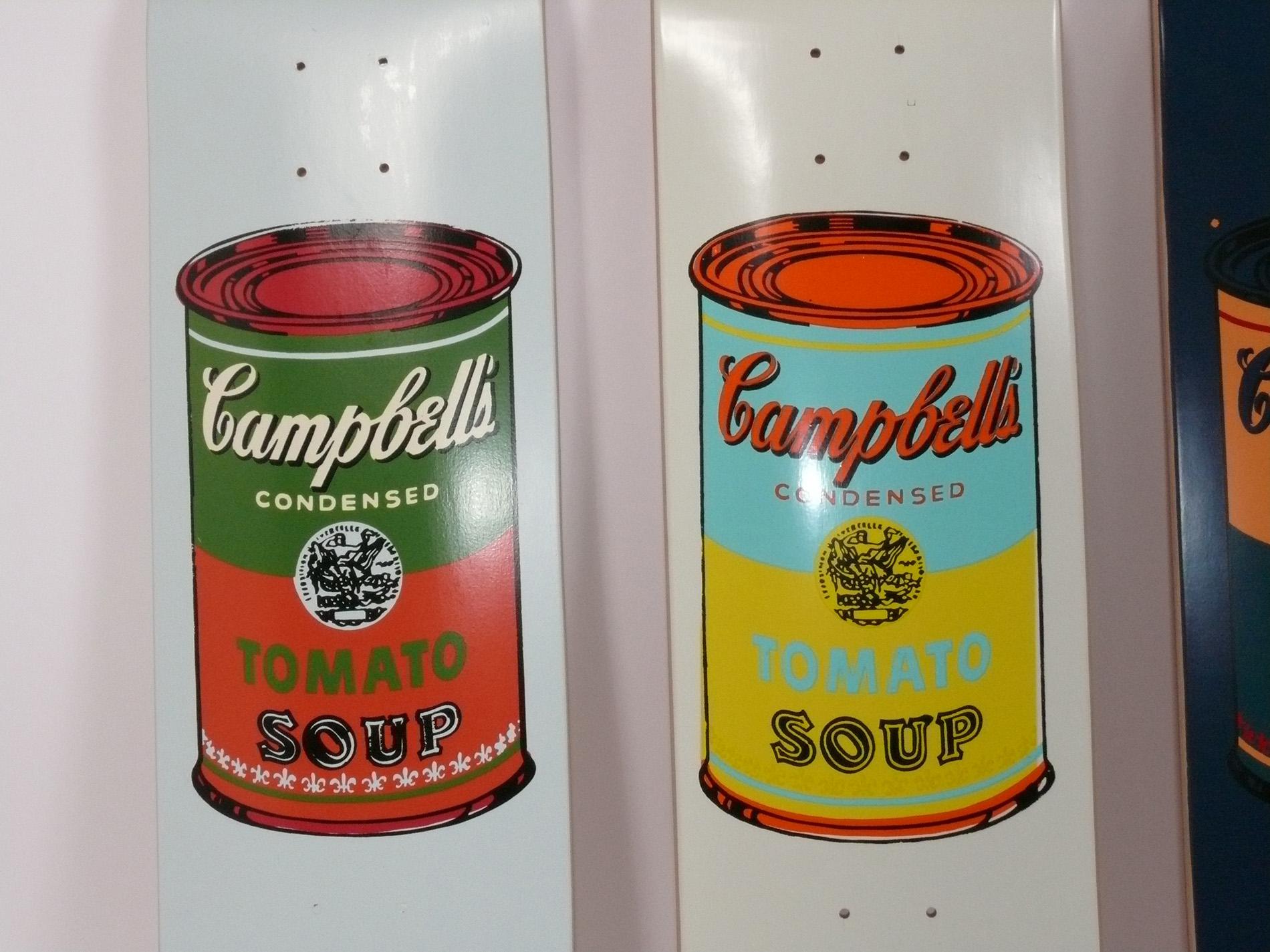 Juego de cinco mazos de monopatín Andy Warhol 31,75