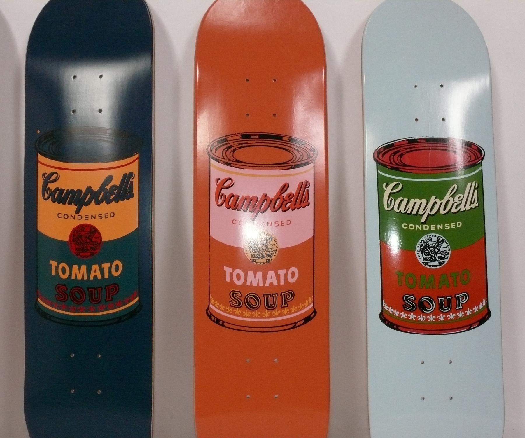 Juego de cinco mazos de monopatín Andy Warhol 31,75