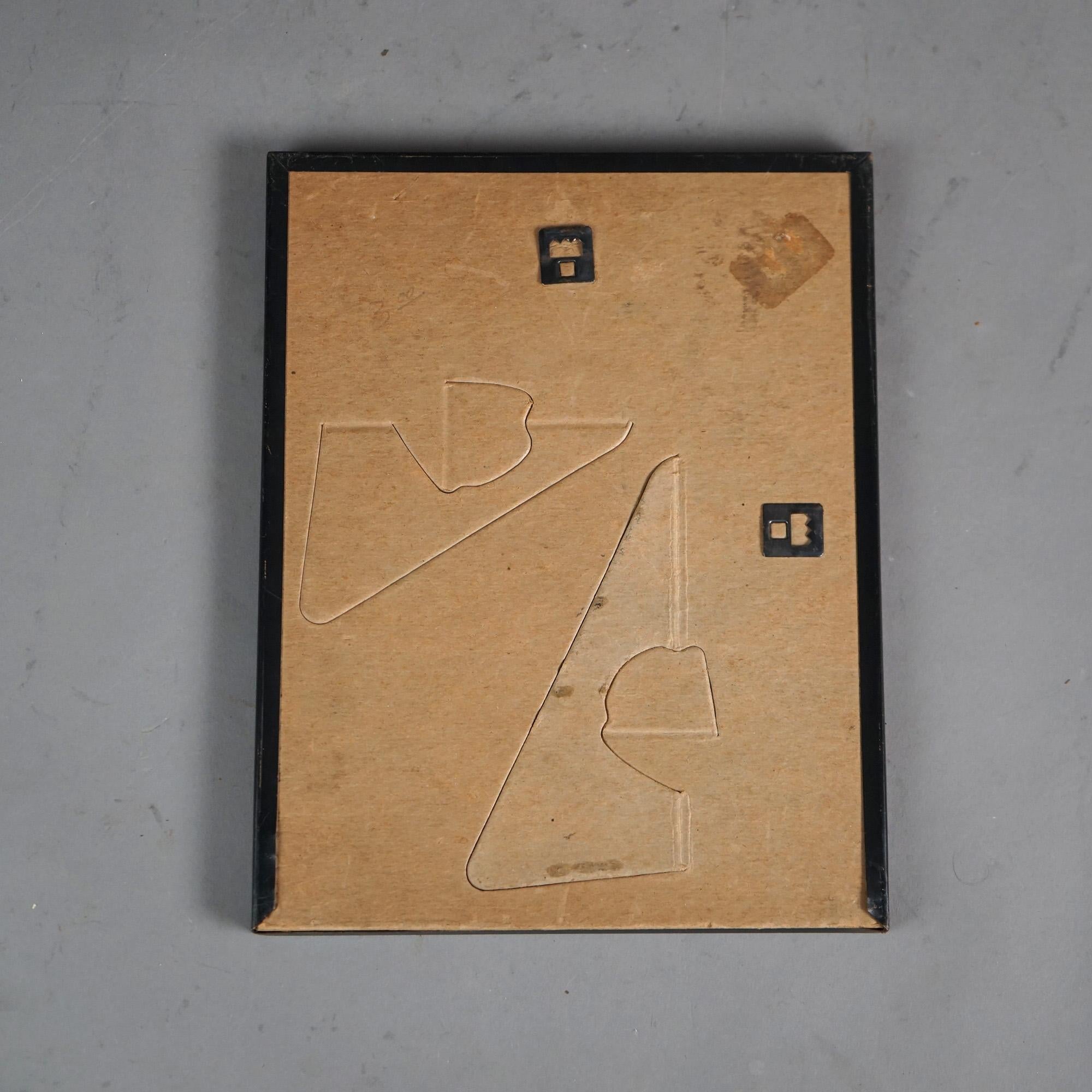 Set of Five Antique Japanese Woodblock Prints C1920 2