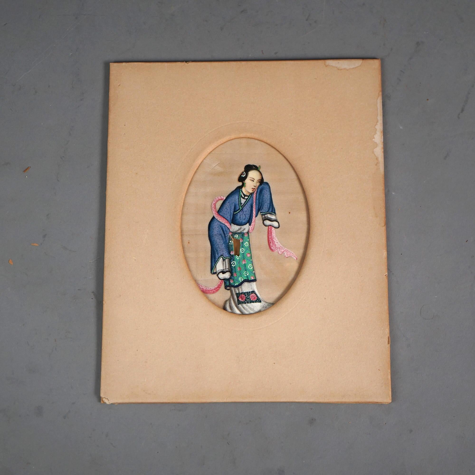 Set of Five Antique Japanese Woodblock Prints C1920 3