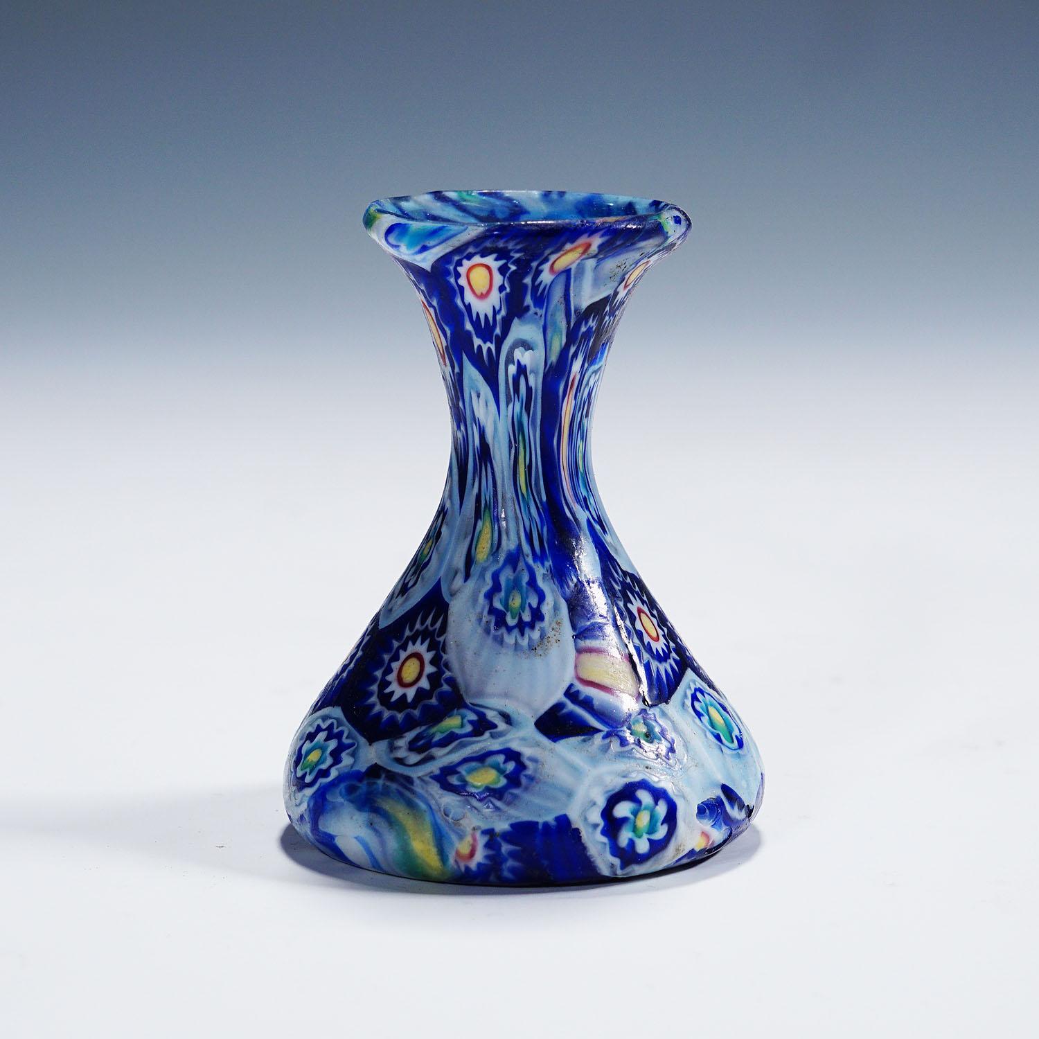 Ensemble de cinq vases Murrine anciens de Fratelli Toso, Murano Bon état - En vente à Berghuelen, DE