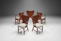 Set of Five Armchairs by Søren Hansen for Fritz Hansen, Denmark 1943