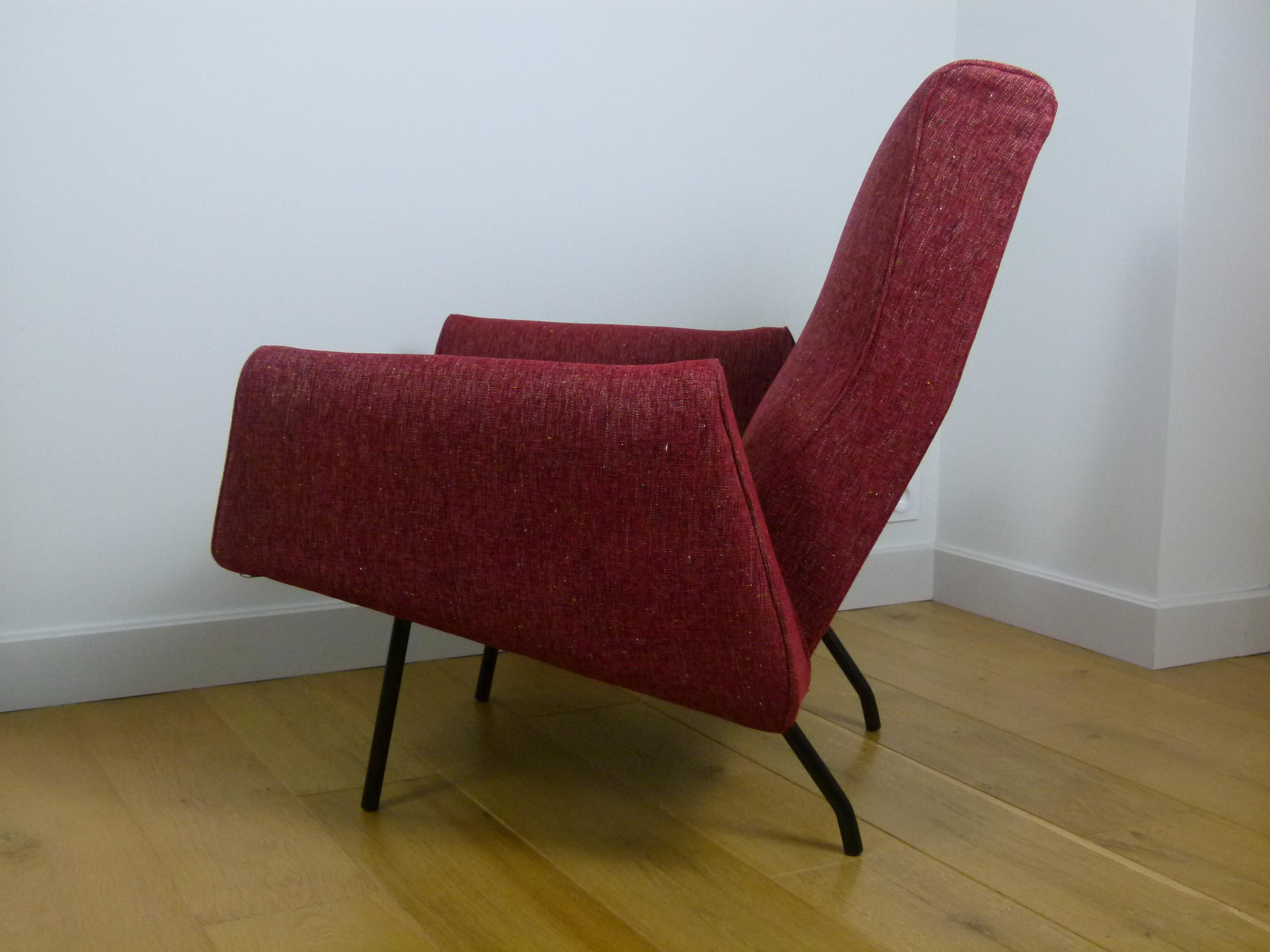 Mid-Century Modern Set of Five Armchairs Forming Lounge by L.Paolozzi, 1955-1960s