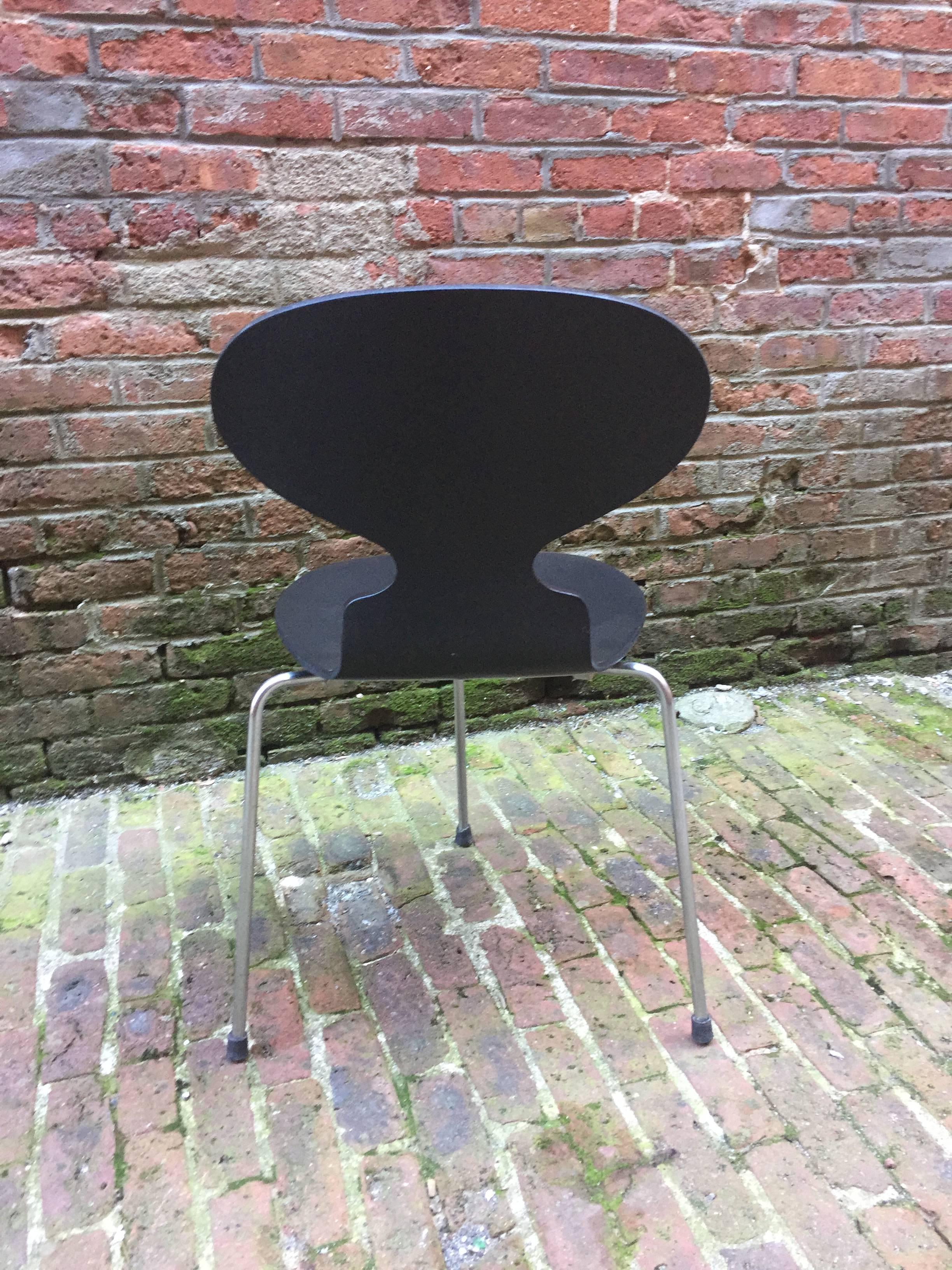 Set of Five Arne Jacobsen for Fritz Hansen 3100 Ant Chairs 2