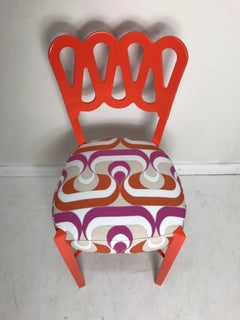 Set of Five Art Deco Ribbon Back Chairs