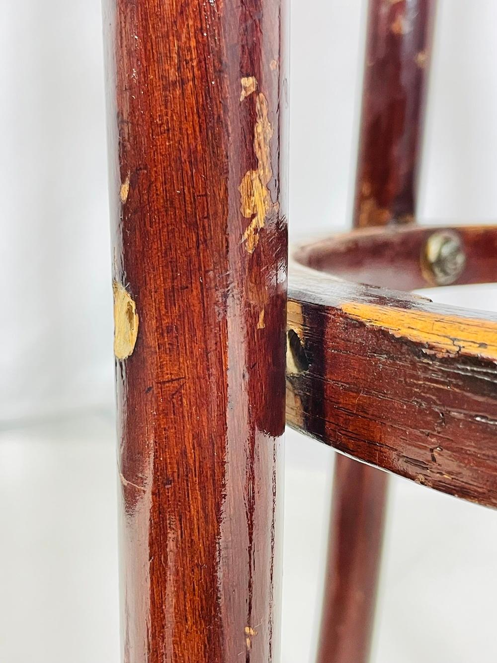Ensemble de cinq tabourets de bar de Michael Thonet pour Thonet Furniture, États-Unis, années 1960 en vente 10