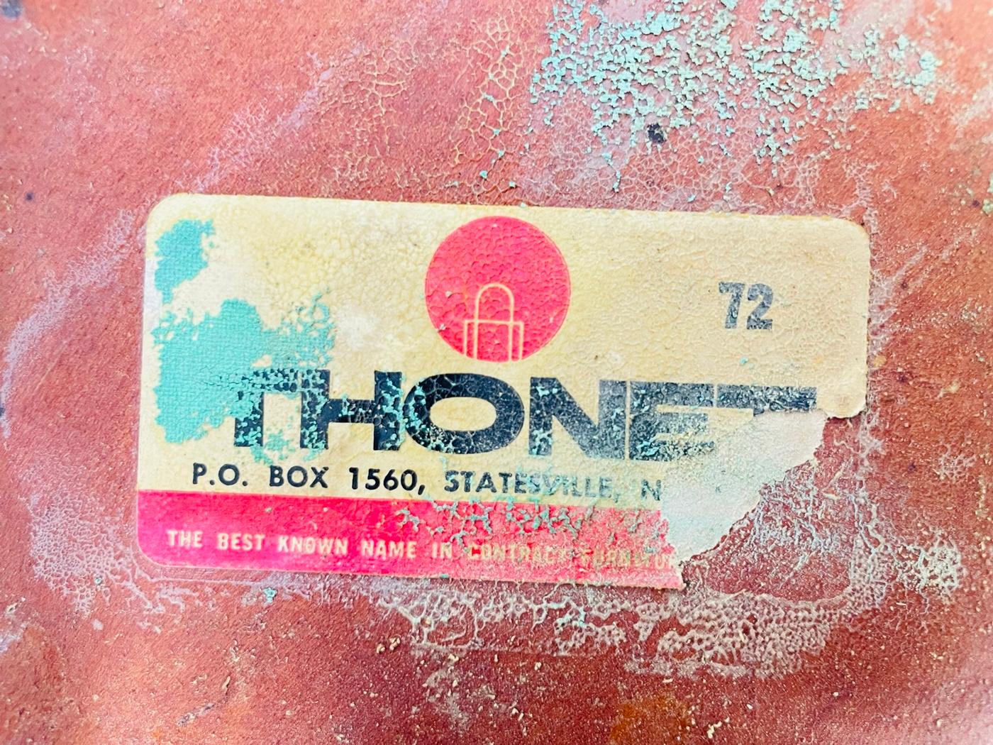 Ensemble de cinq tabourets de bar de Michael Thonet pour Thonet Furniture, États-Unis, années 1960 en vente 11