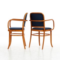Set of Five Bentwood Dining Chairs Josef Hoffmann Style