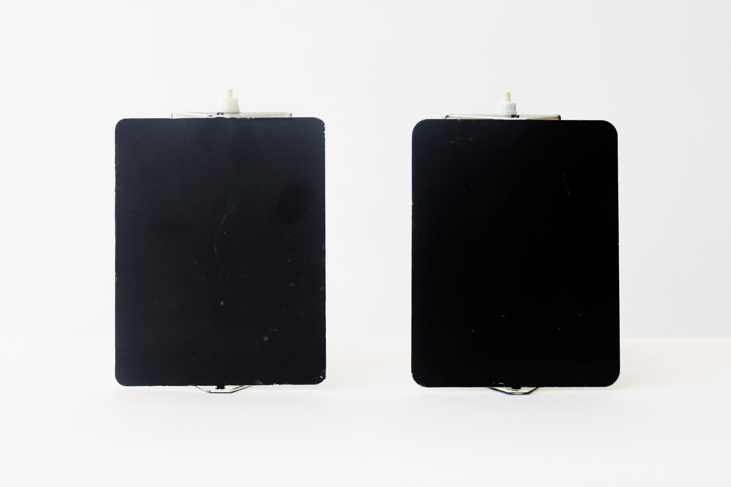 Five Black Metal Charlotte Perriand CP1 Wall Sconces sold individually In Good Condition For Sale In Brussels, BE