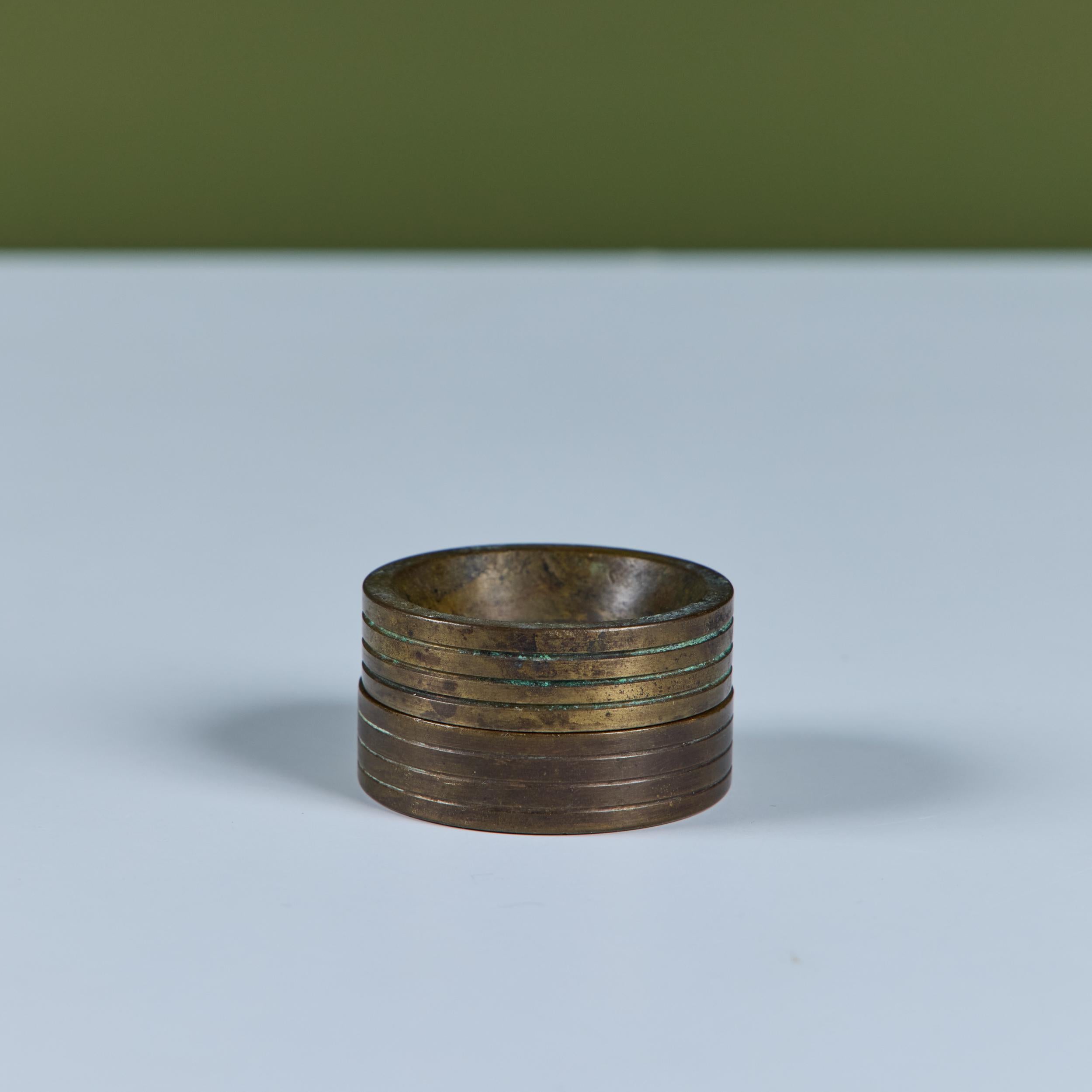 Set of Five Bronze Weights For Sale 5