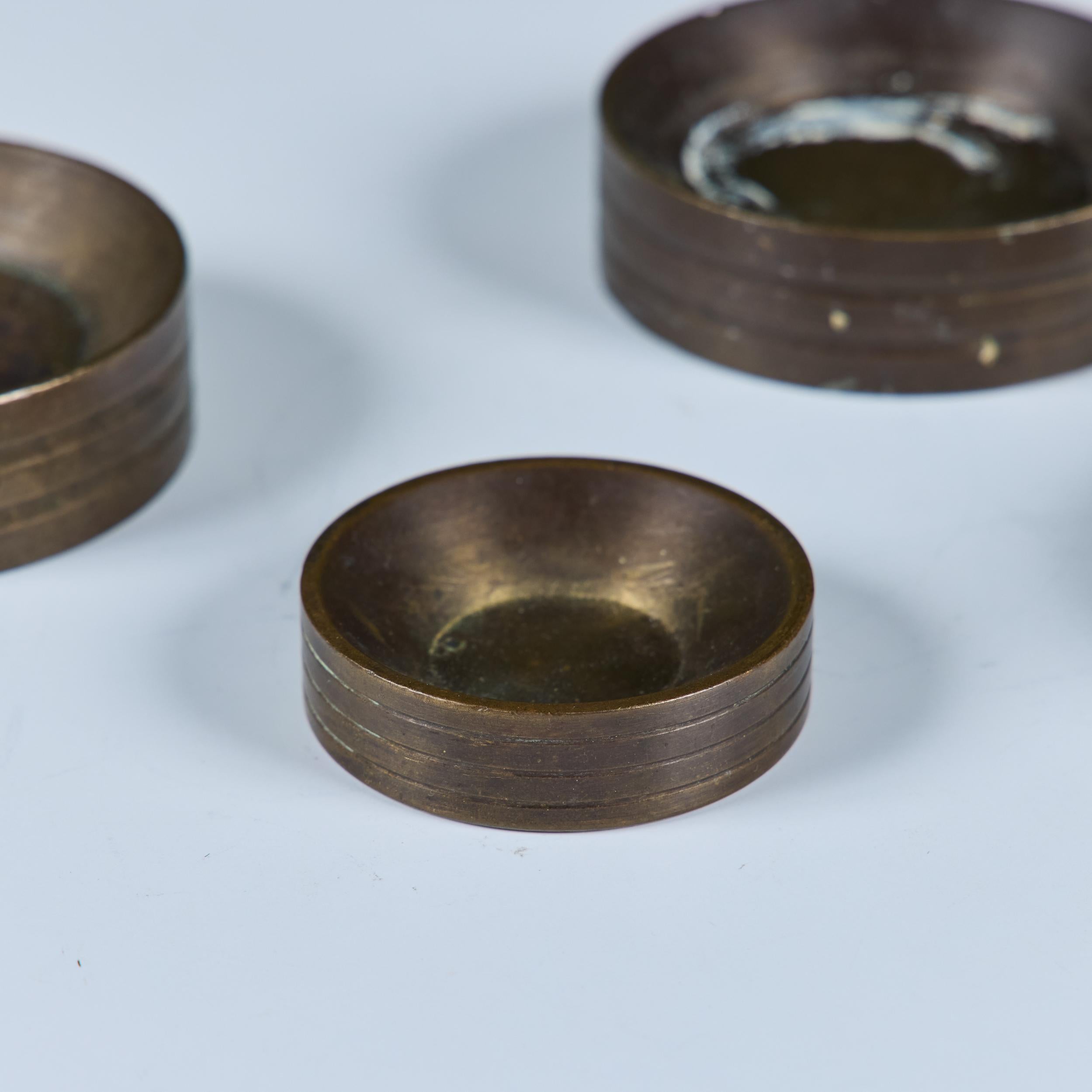 Set of Five Bronze Weights For Sale 8