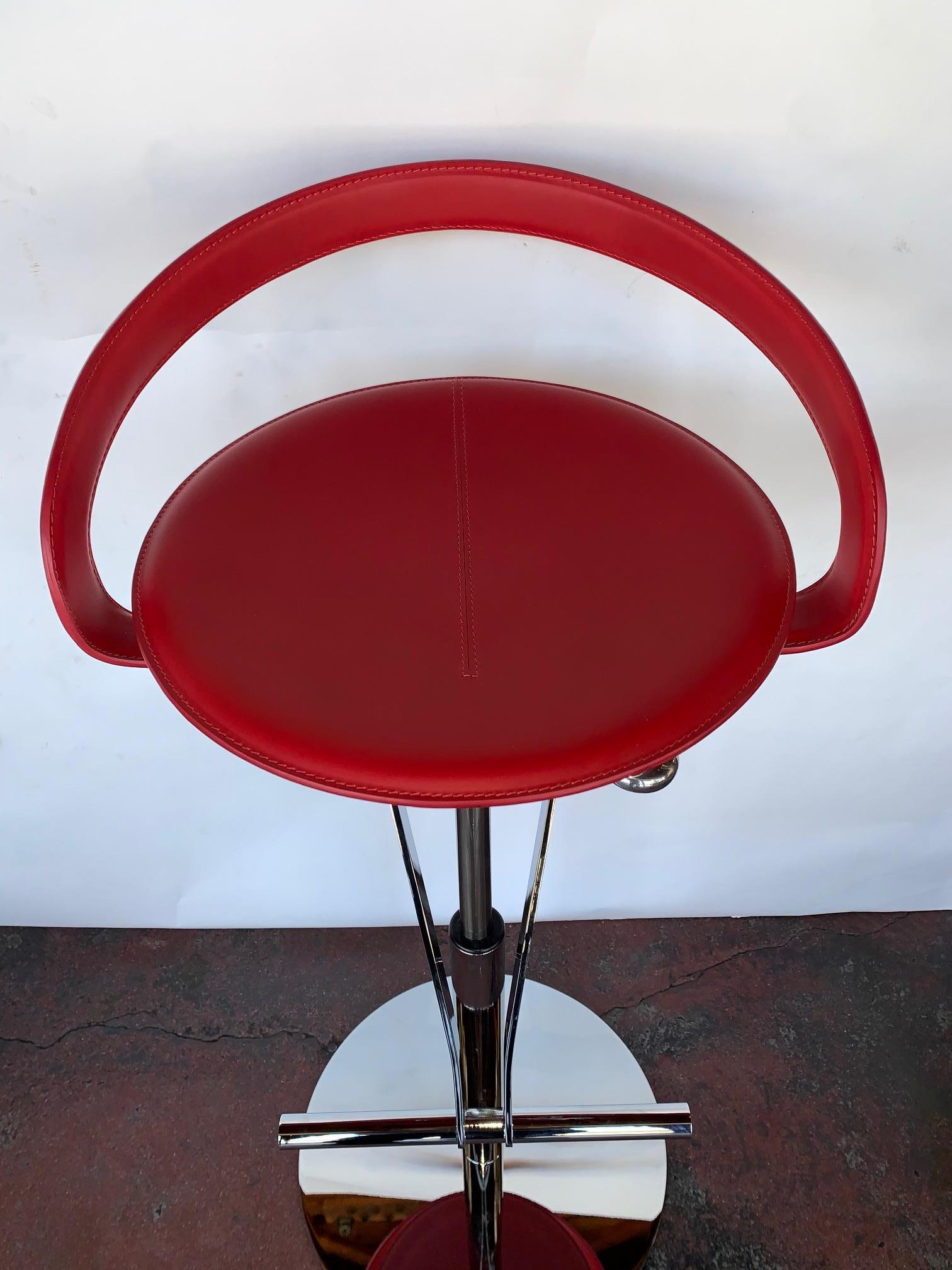 Set of Five Cayman Bar Stools by Fasem In Good Condition In Los Angeles, CA