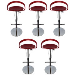 Set of Five Cayman Bar Stools by Fasem