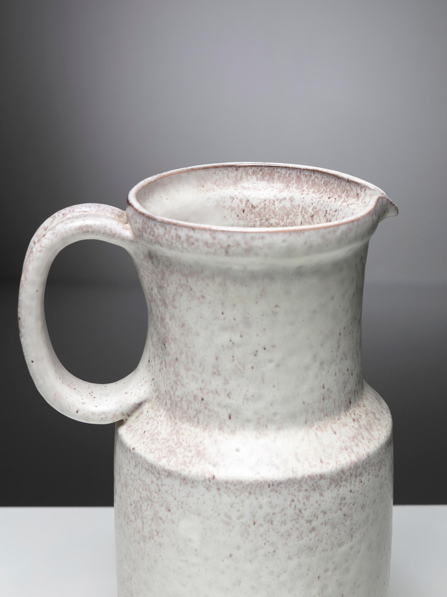 Set di cinque brocche in ceramica di Alessio Tasca, Italia, anni '70 in vendita 1