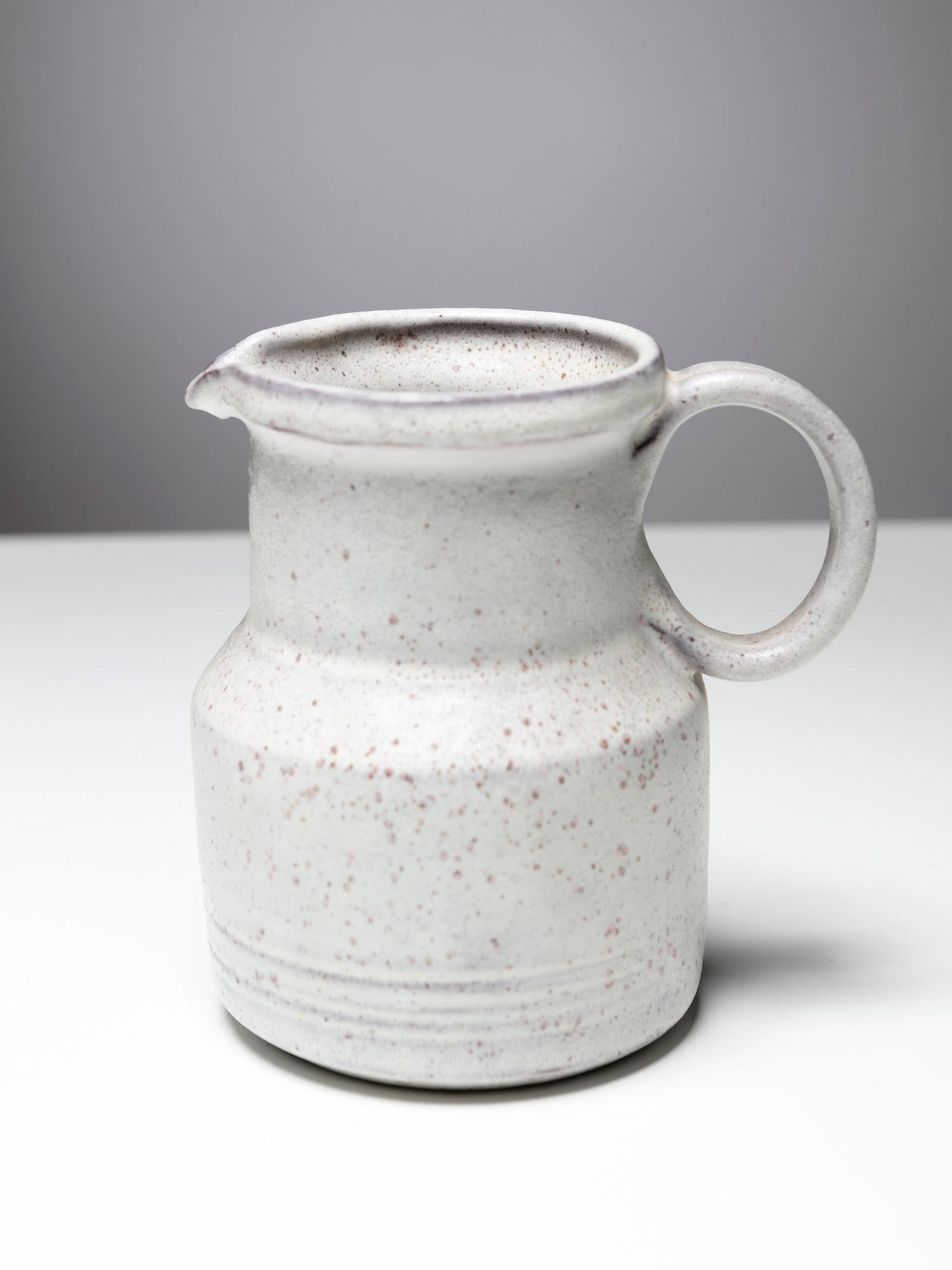 Set di cinque brocche in ceramica di Alessio Tasca, Italia, anni '70 in vendita 2