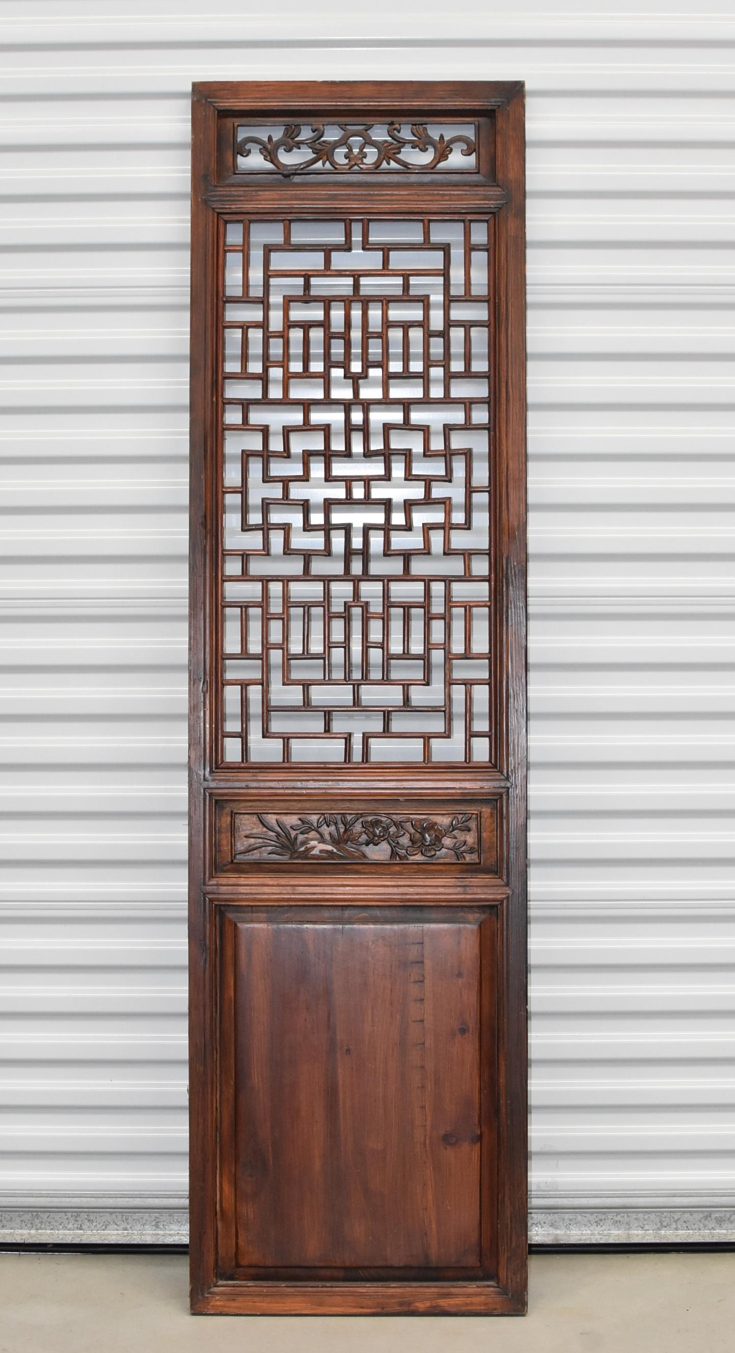 Set of Five Chinese Antique Screens Ming Style In Good Condition For Sale In Somis, CA