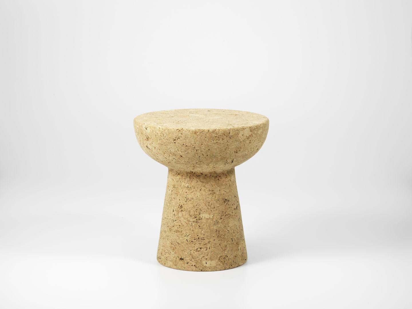 Contemporary Set of Five Cork Family Stools Designed by Jasper Morrison