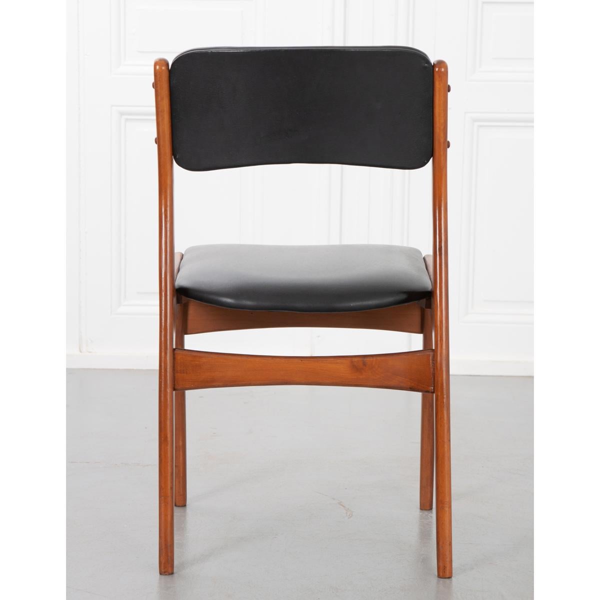 Set of Five Danish Mid-Century Modern Chairs 5