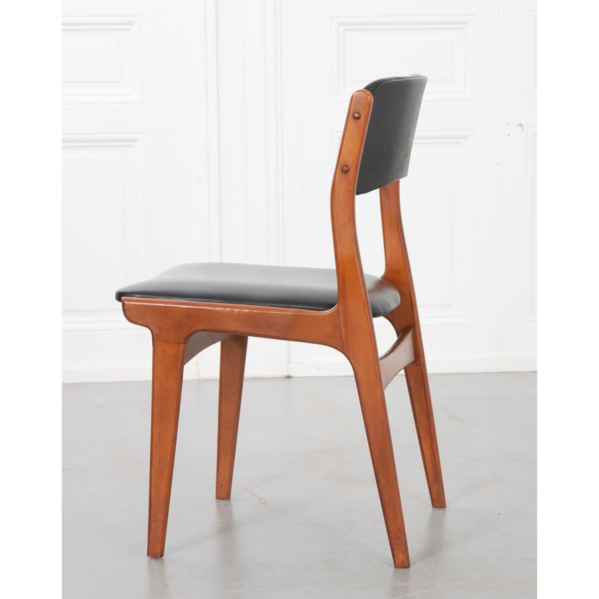 Set of Five Danish Mid-Century Modern Chairs 1