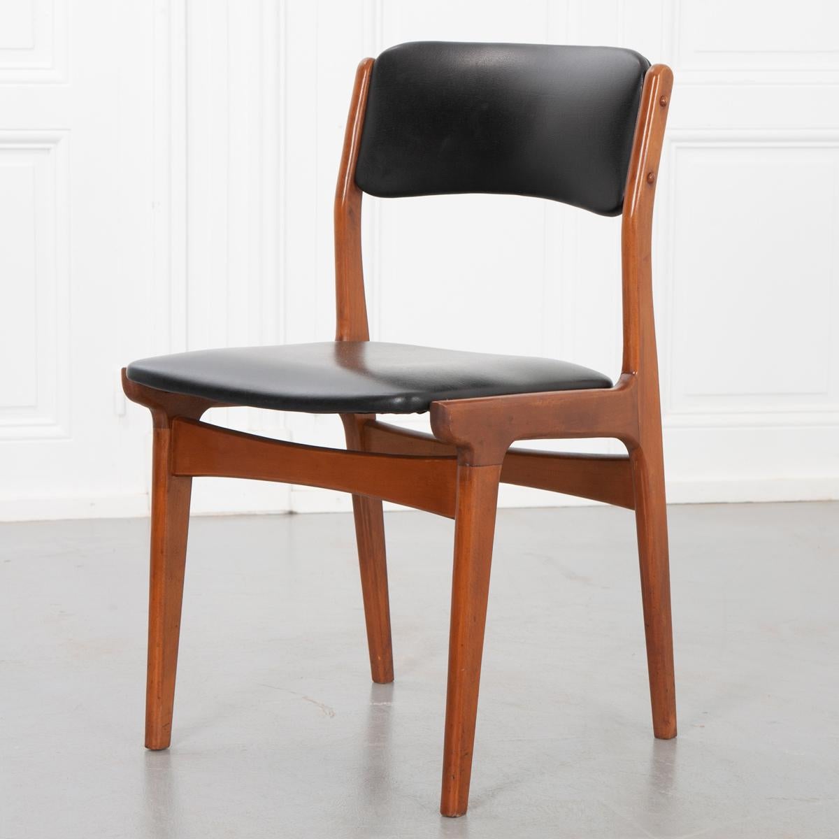 Set of Five Danish Mid-Century Modern Chairs 3